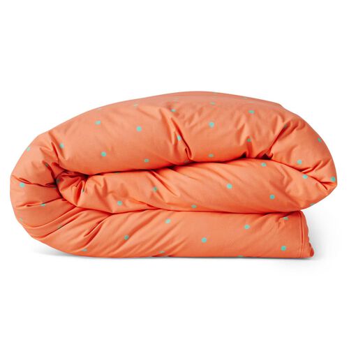Kip&Co Polkadot Peachy Organic Cotton Quilt Cover